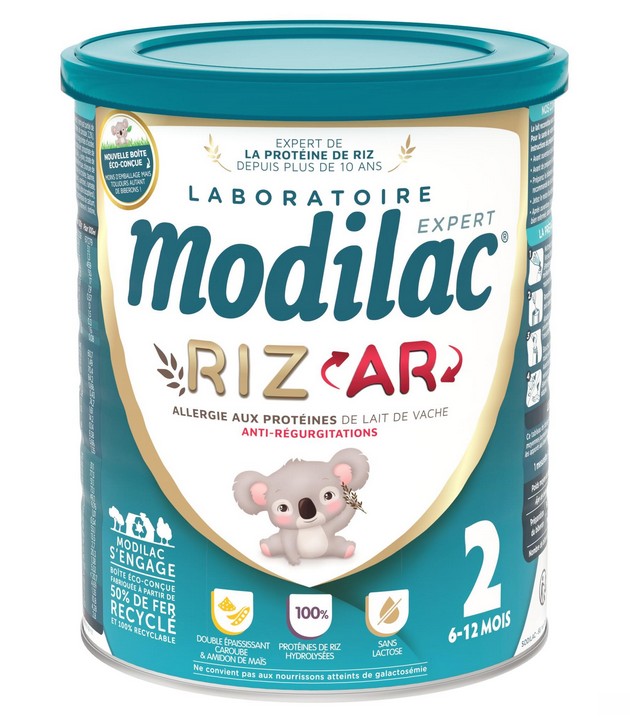 Modilac Expert Riz AR Lait 2eme Age 800g